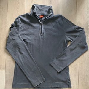 Boss Hugo Boss- XL gray lightweight pullover soft 3/4 zip up